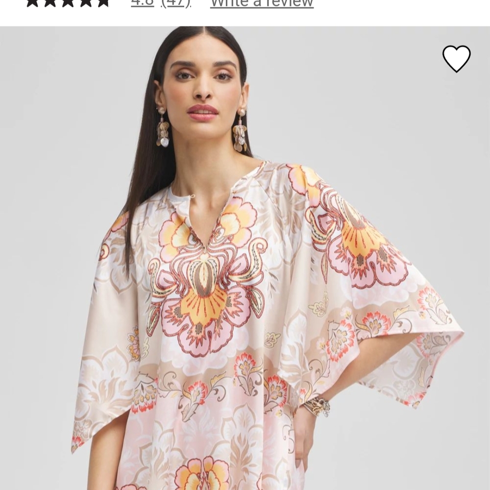 Chico's Floral Flair Blouse